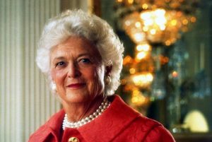 Former First Lady Barbara Bush