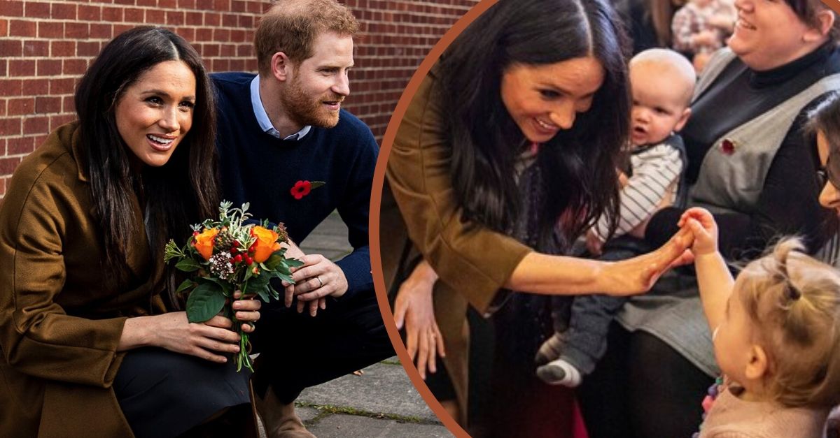 Prince Harry And Meghan Markle Make A Surprise Visit To Military Families
