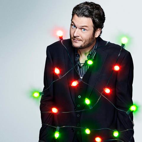 blake shelton christmas lights 