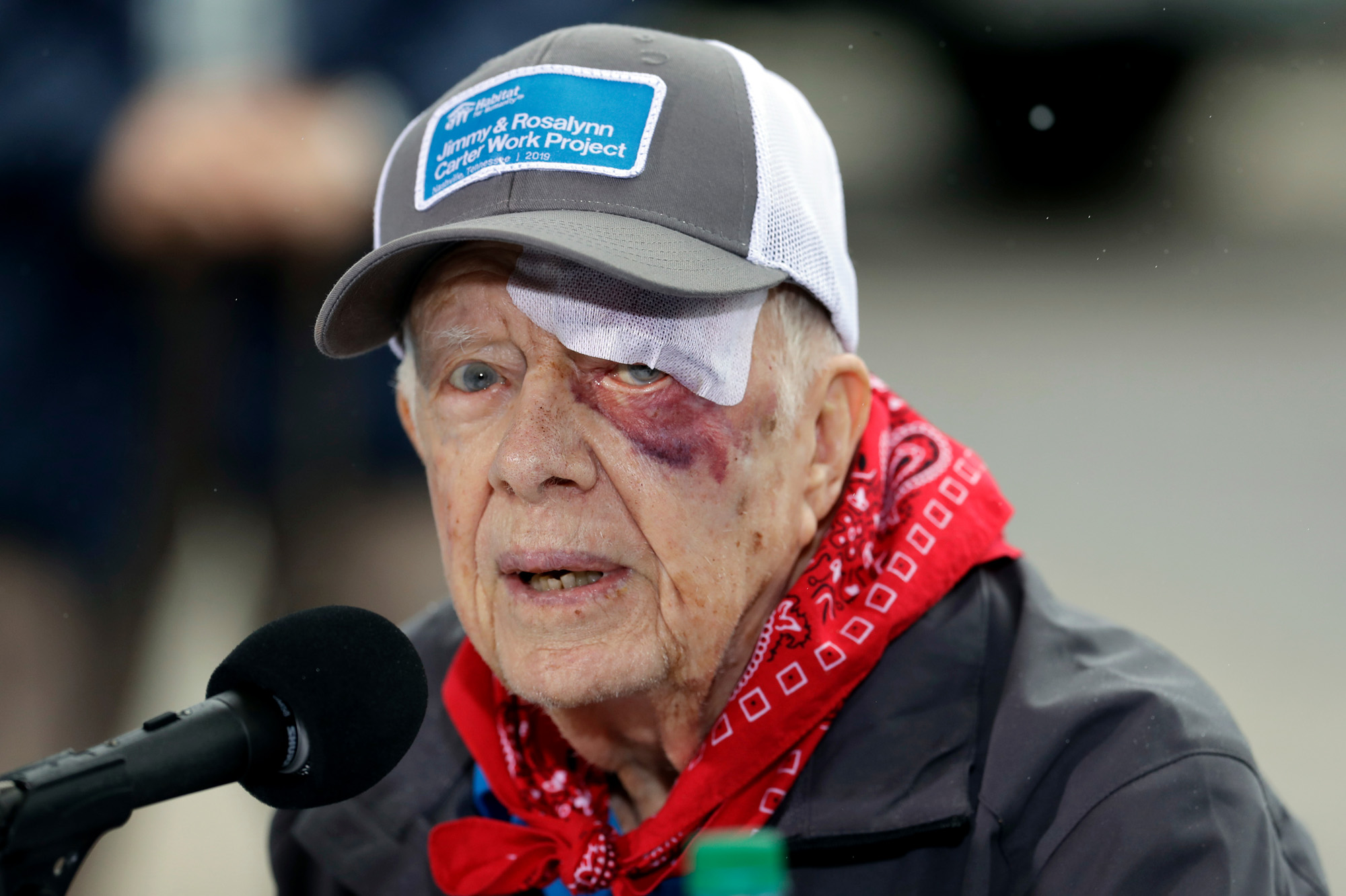 jimmy carter shares that he is at ease with death