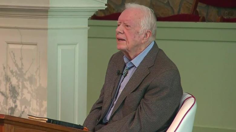 jimmy carter is at ease with death