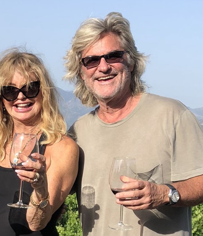 goldie hawn and kurt russell wine 