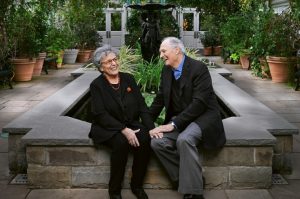 Alan Alda and his wife Arlene have been married for over six decades - thanks to rum cake