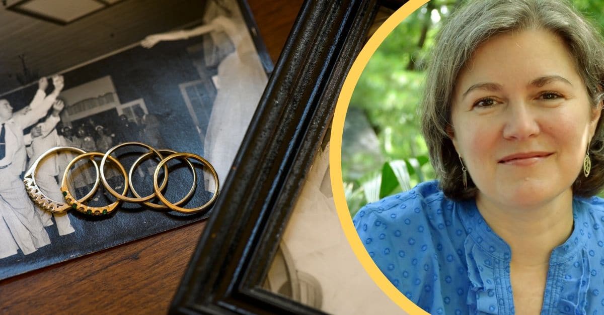 Each wedding ring gives this author the strength to be brave