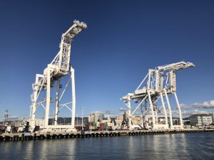 Using the Port of Oakland would require different infrastructure than what is already at the busy port