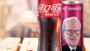Warren Buffett is so known for drinking Coke, he's on cans of it in China
