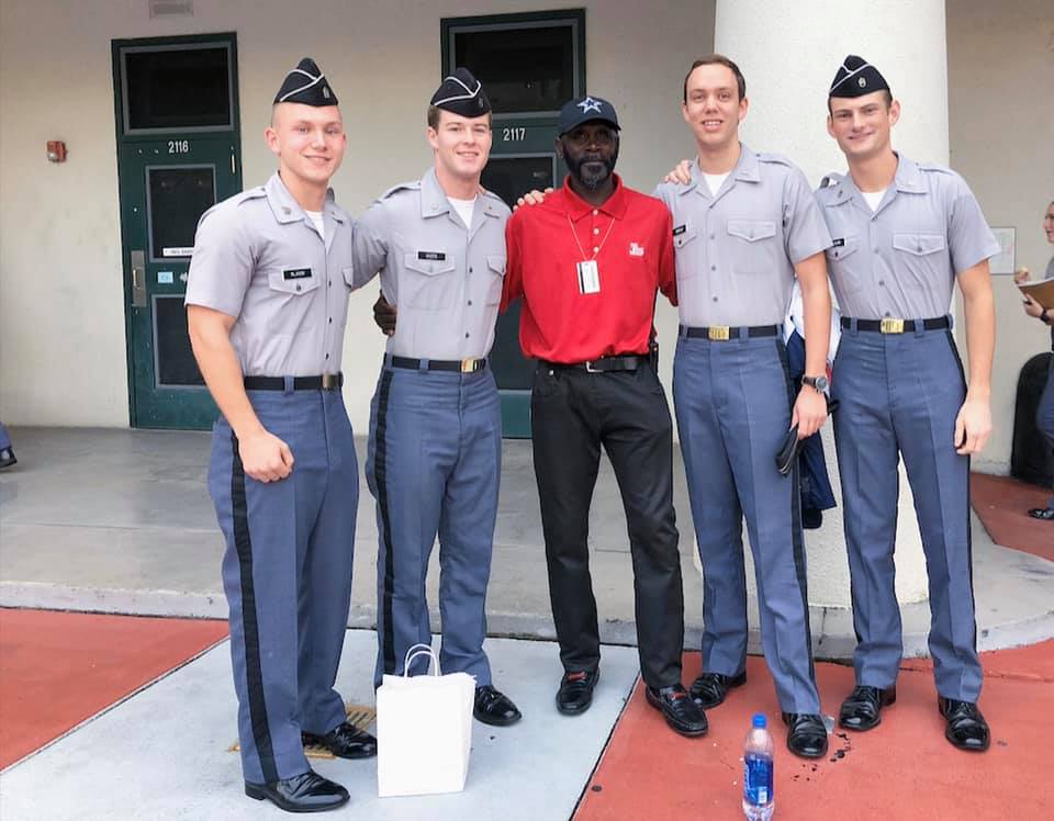 citadel cadets and janitor dwight holmes 