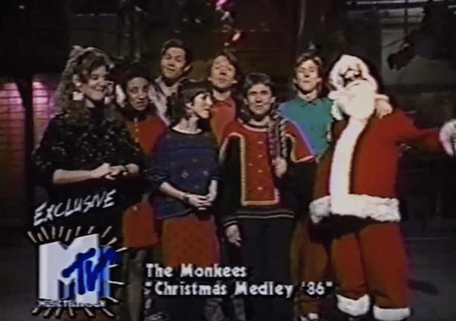the monkees christmas medley mtv 1986