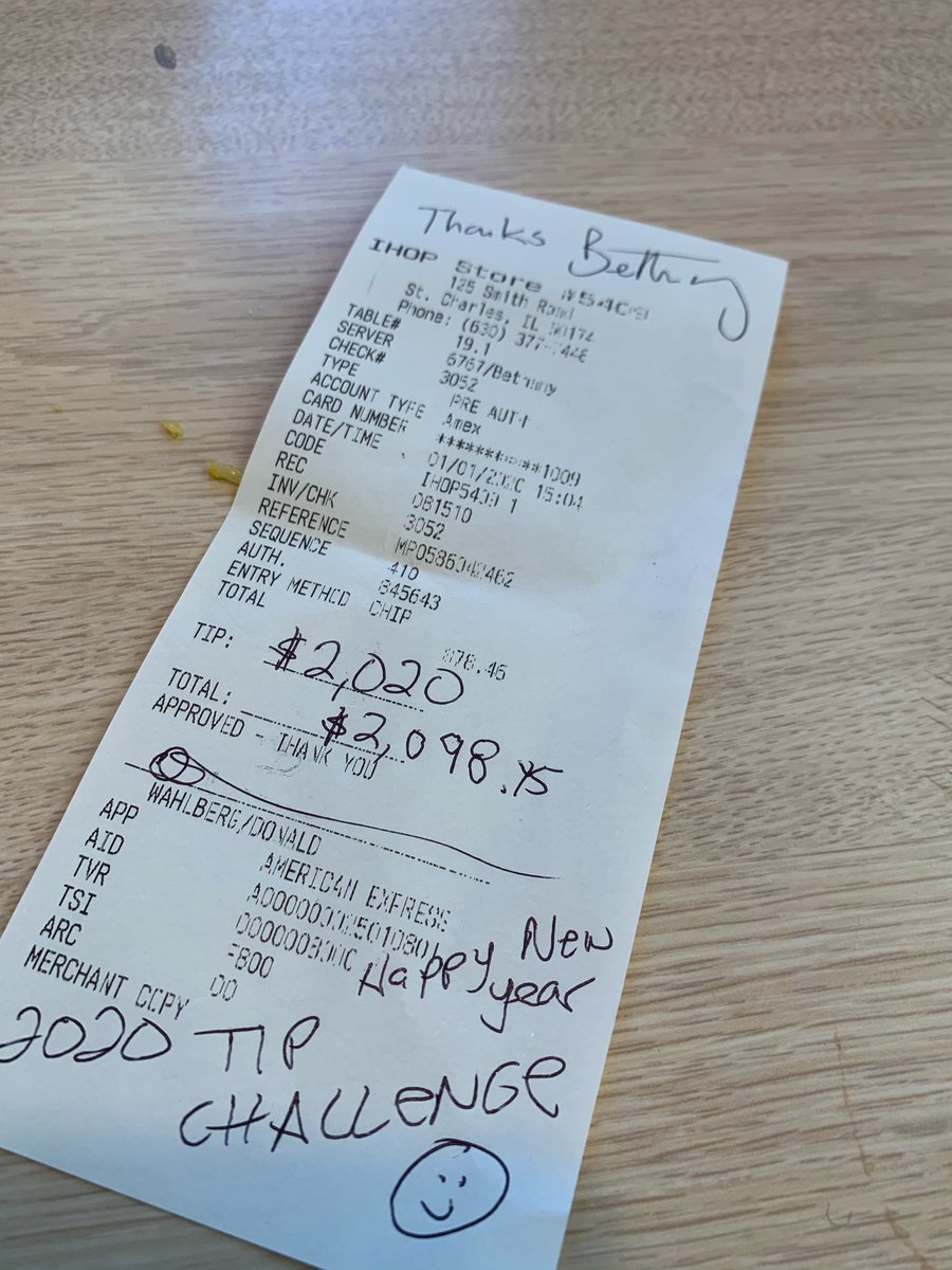 $2020 tip donnie wahlberg ihop 