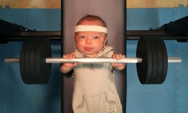 dad photographs preemie son ryan doing manly things