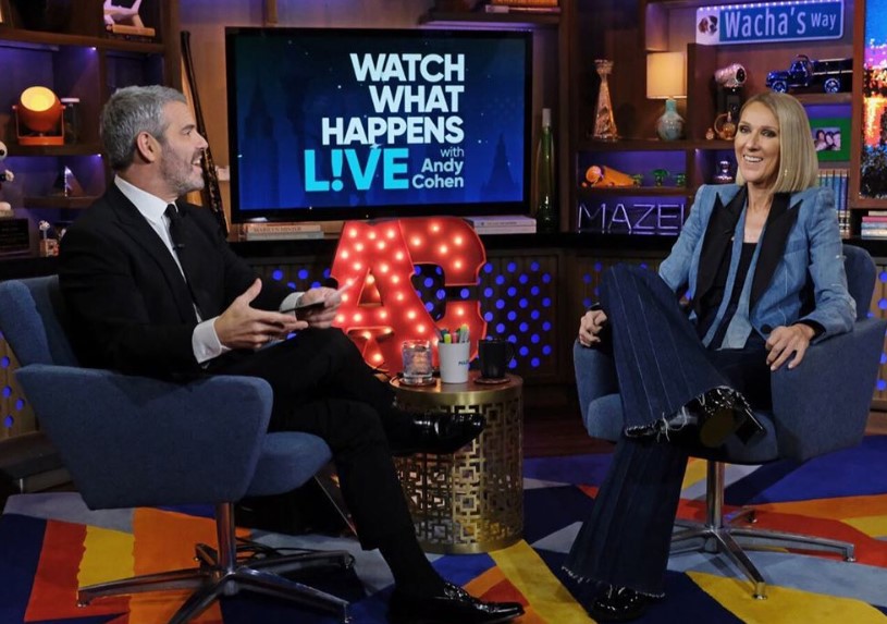 celine dion interview with andy cohen watch what happens live