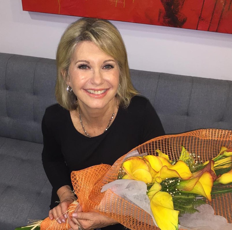 olivia newton john flowers 