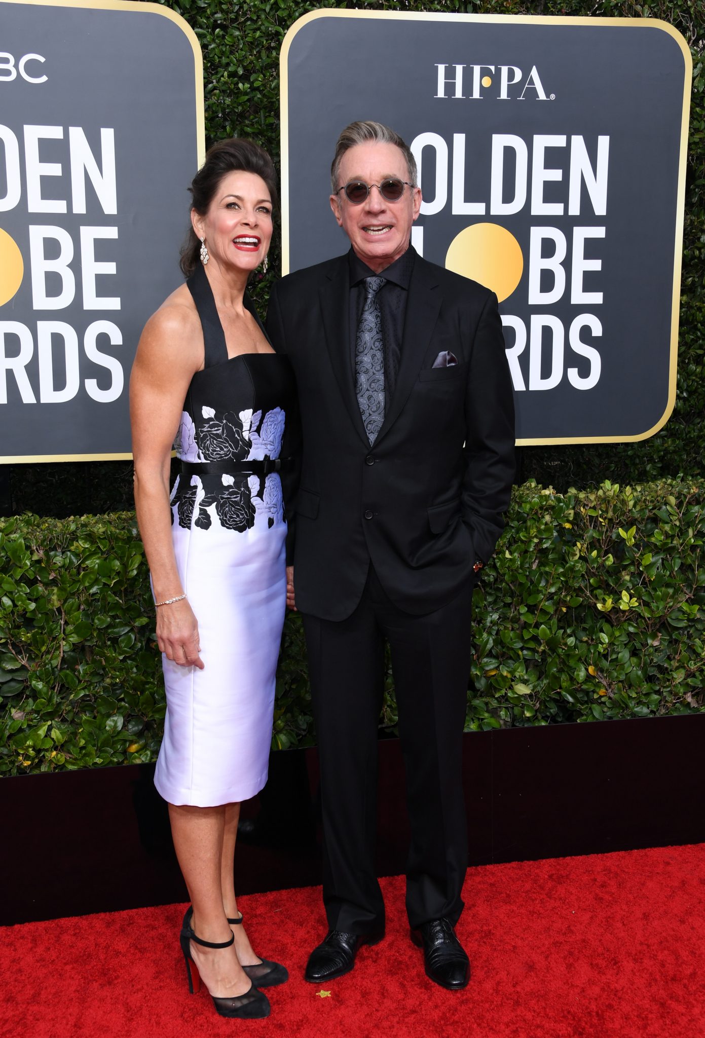 tim allen and wife jane hajduk golden globes 