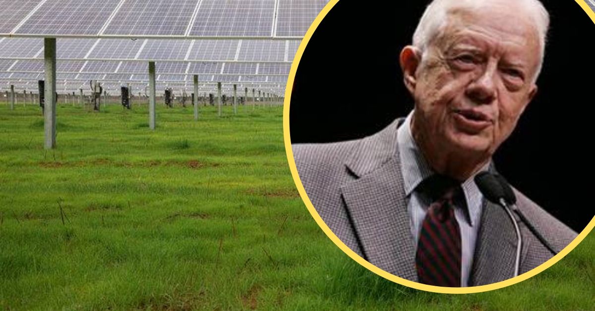 Jimmy Carter powering half of hometown using solar panels