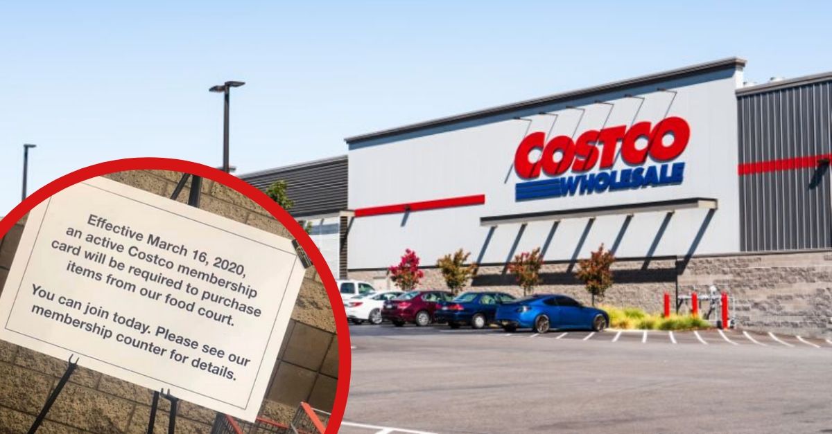 Some Costco stores might keep non-members from buying at the food court