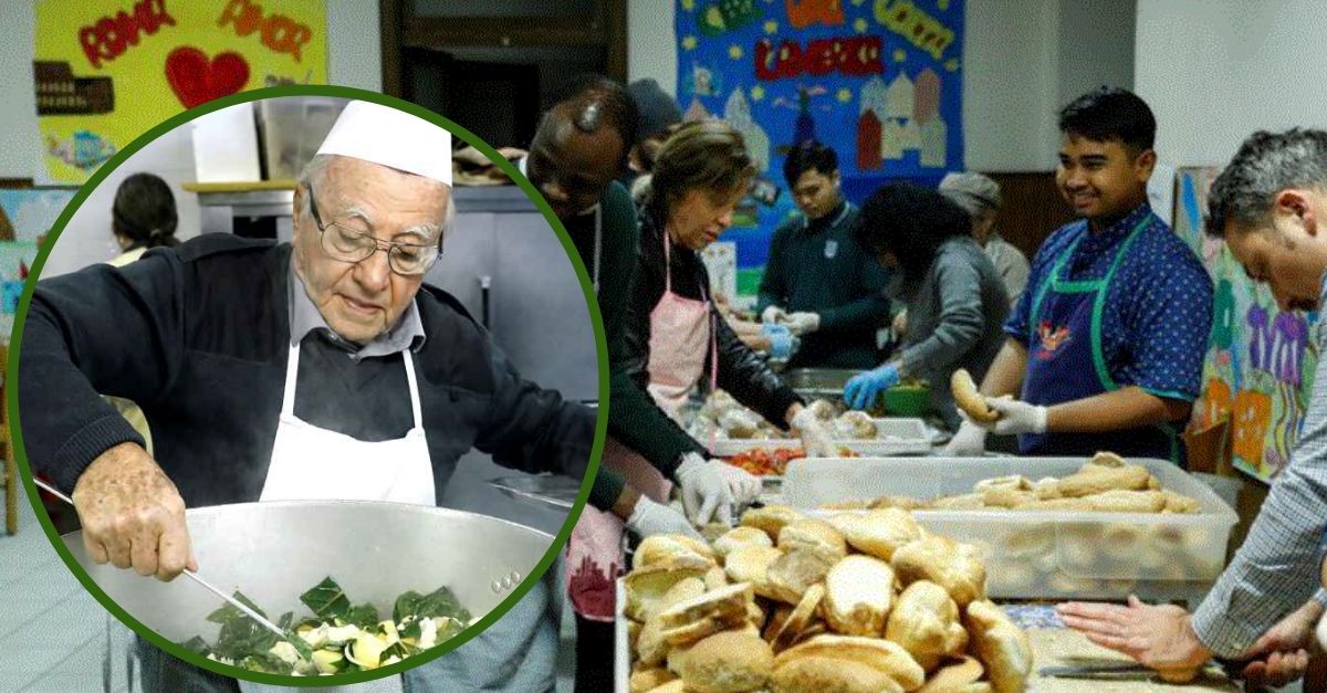 This 90-Year-Old Chef Cooks Hundreds Of Meals For The Homeless Every Week