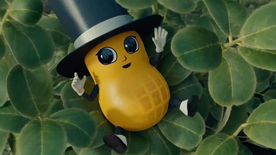 planters mr peanut baby nut super bowl commercial