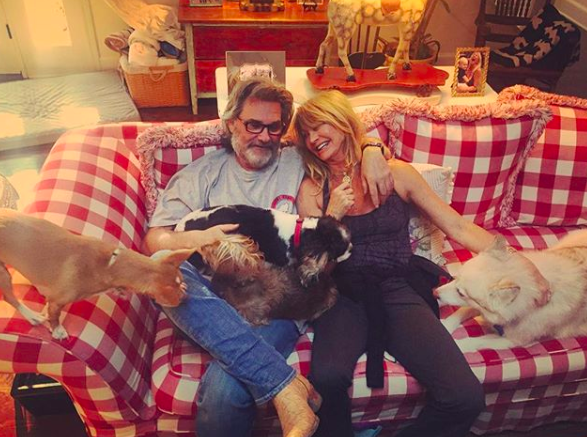 kurt russell goldie hawn celebrate 31st anniversary