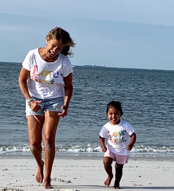 hoda kotb haley joy beach