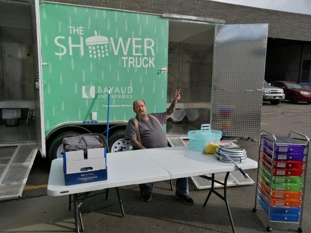 the shower truck for homeless 