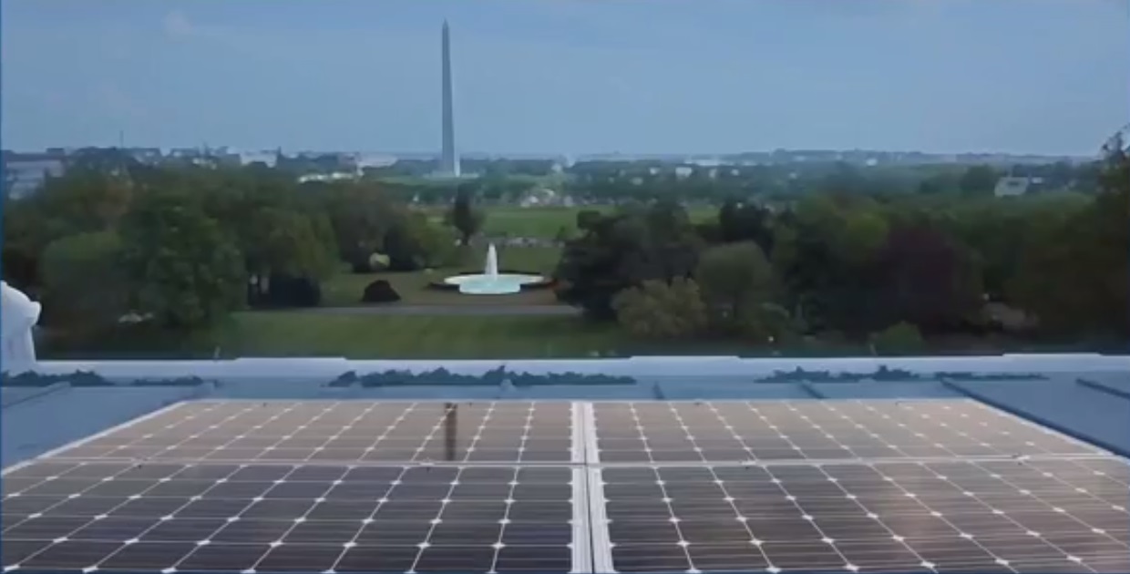 white house solar panels 