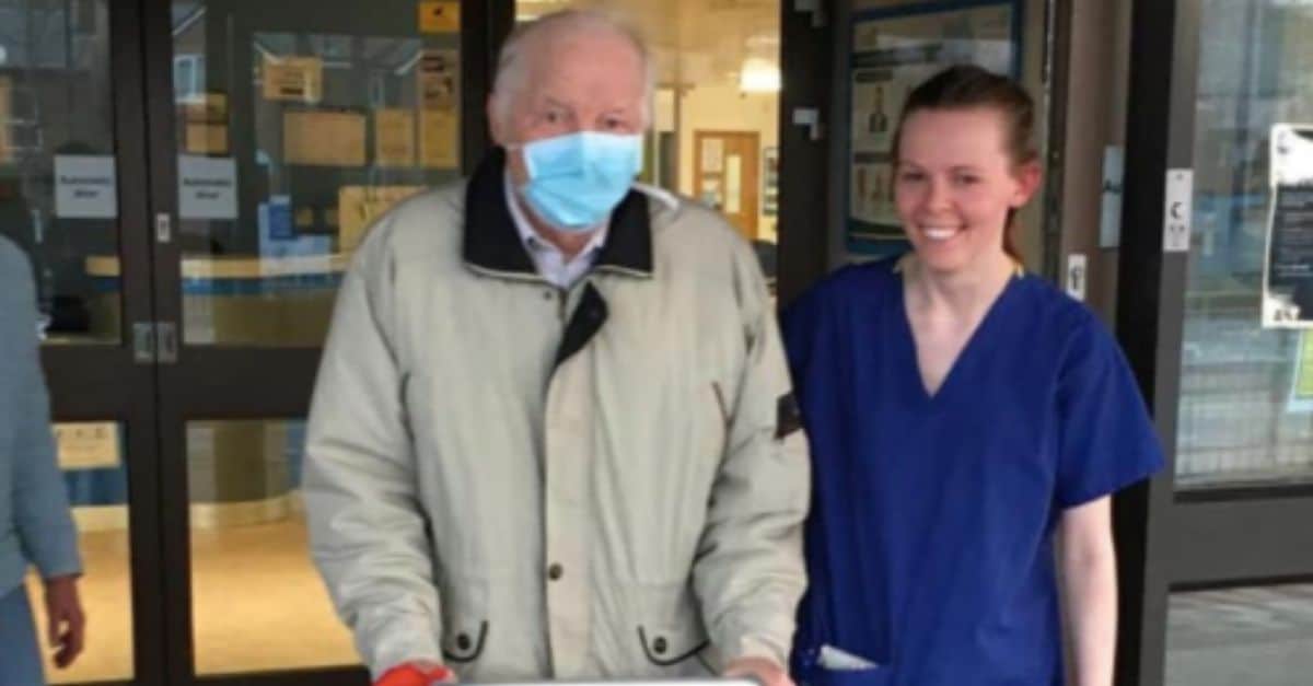 87-Year-Old Grandfather Is Finally Home After Battling Coronavirus For Two Weeks
