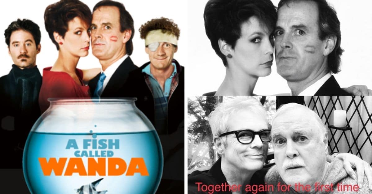 Jamie Lee Curtis Reunites With 'A Fish Called Wanda' Co-Star John Cleese (1)