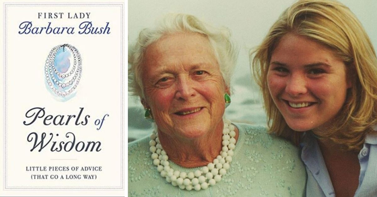Jenna Bush-Hager Shares 'Pearls Of Wisdom' Book With Dedication To Barbara Bush