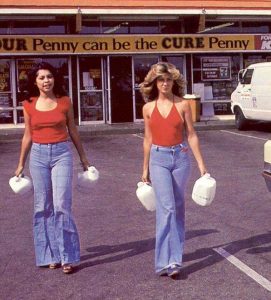 The 1970s marks a new advent for pants