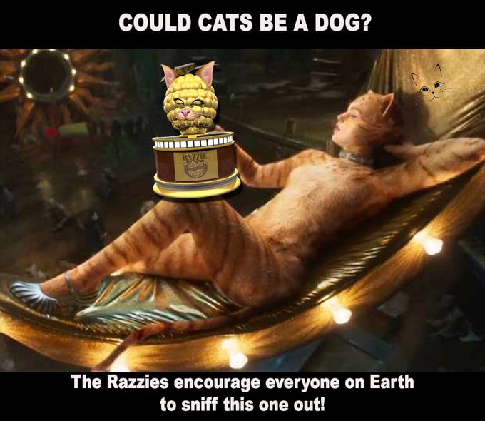cats movie razzie awards