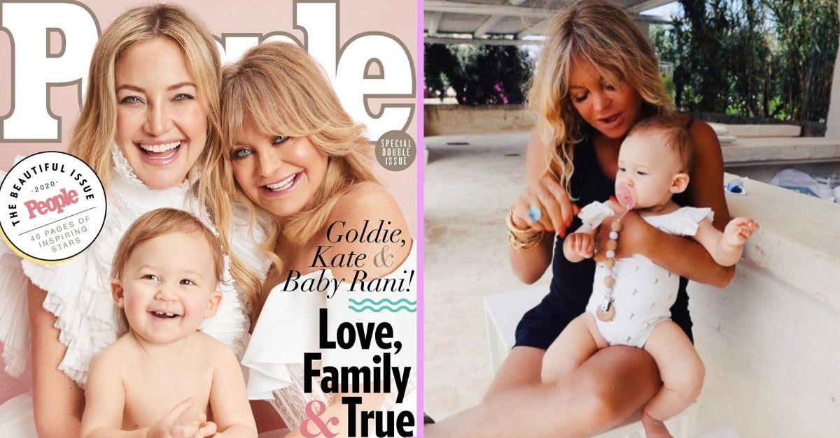 Goldie Hawn, Kate Hudson, & Baby Rani Share A Spot On This Year's Cover Of PEOPLE's Beautiful Issue