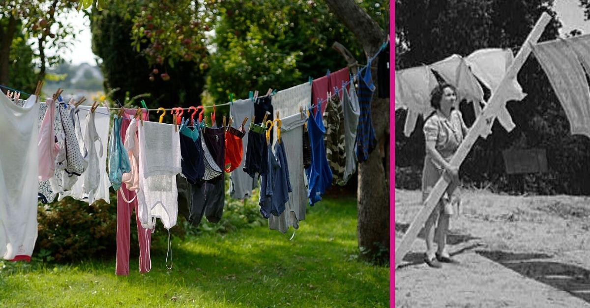 How to hang laundry on a clothespin like your grandma used to