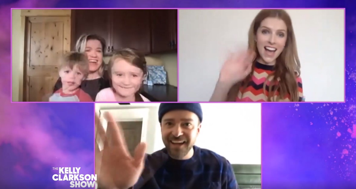 kelly clarkson show kids justin timberlake anna kendrick