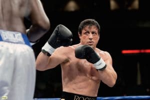Filming for the Rocky films gave Stallone some confidence with boxing