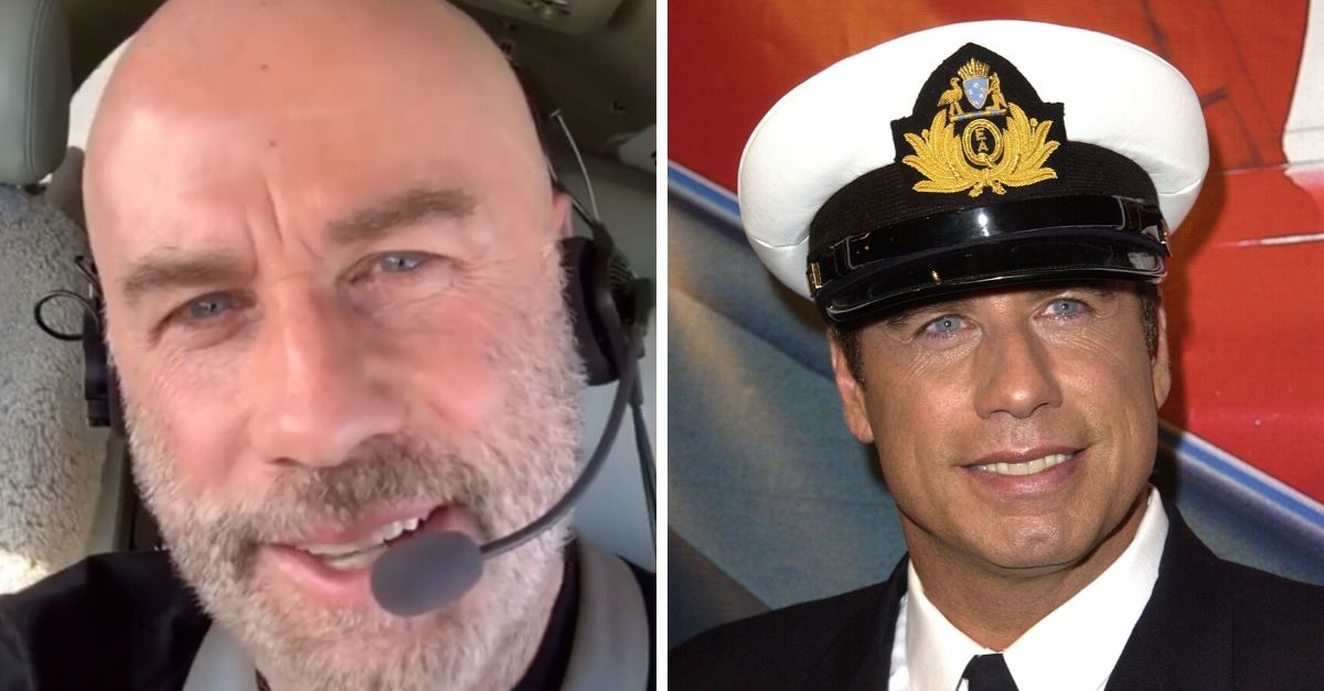 John Travolta flies private plane during quarantine