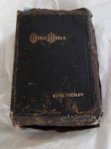 elvis presley bible 