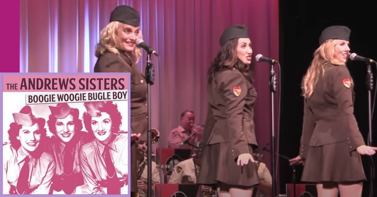 Girl Group Performs Andrew Sisters Hit _Boogie Woogie Bugle Boy_ Like It's The 1940s Again