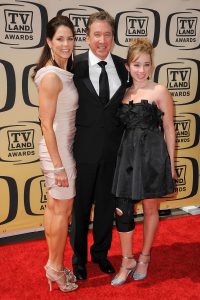 Jane Hajduk, Tim Allen, and daughter Katherine Allen