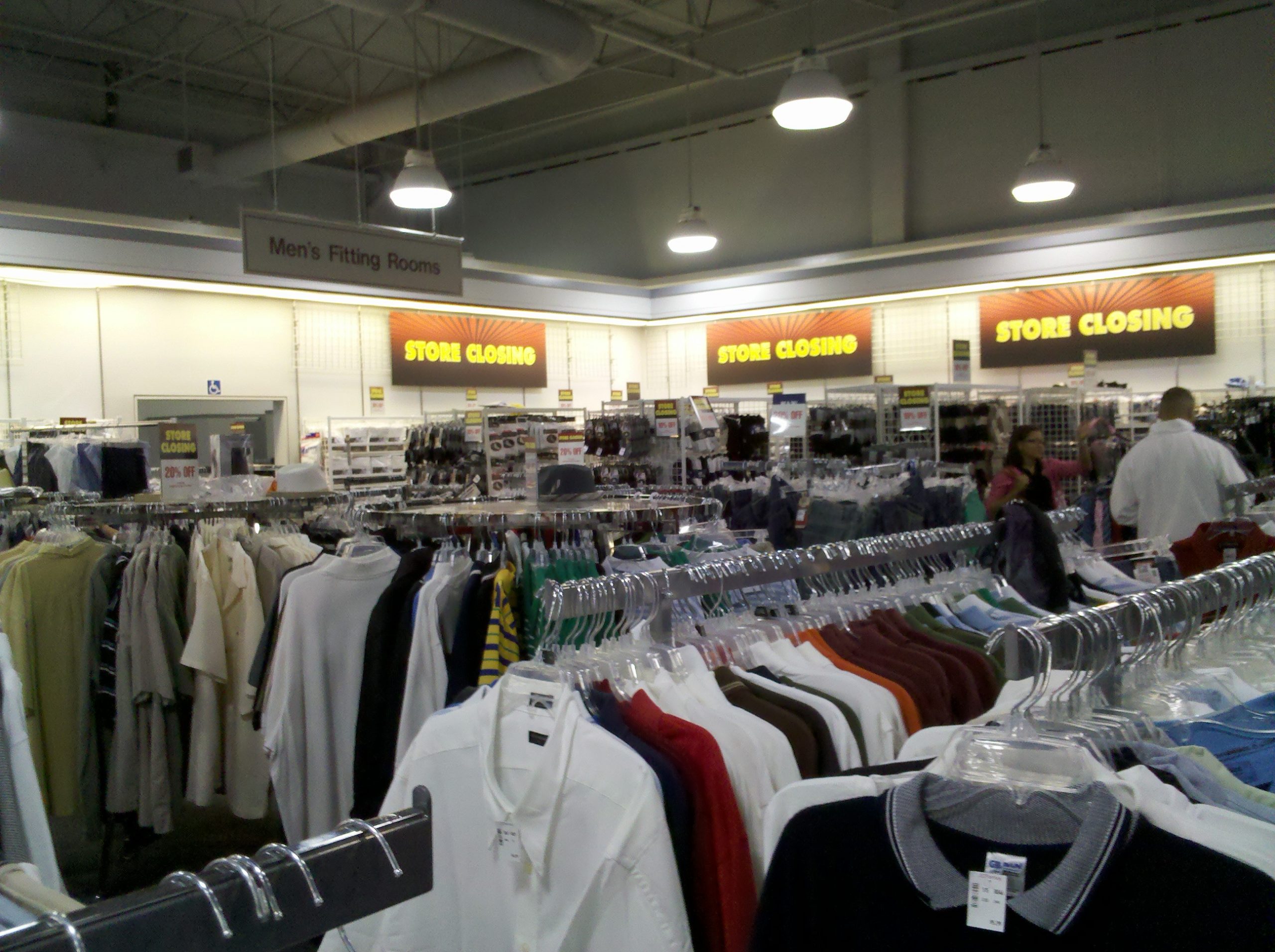 jc penney store closing sale 