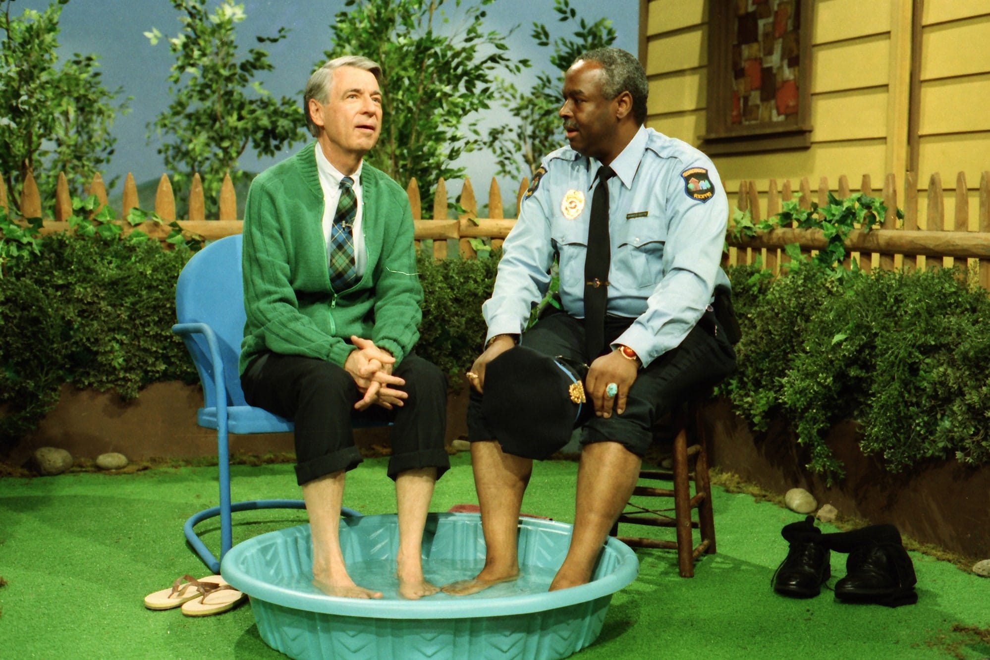 mister rogers officer clemmons pool scene