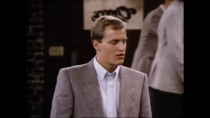 As Woody Boyd, Woody Harrelson played a friend of Coach