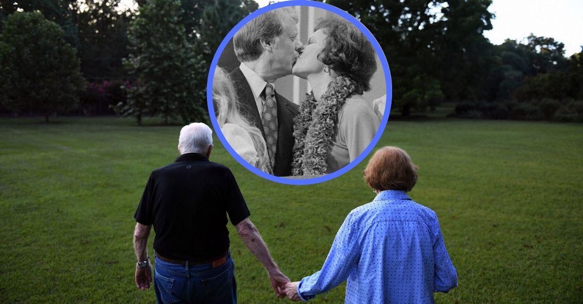 Jimmy and Rosalynn Carter set the record for longest-married presidential couple by another year