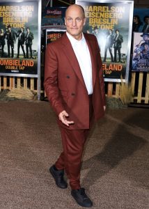 Woody Harrelson attends the premiere of Zombieland Double Tap in 2019