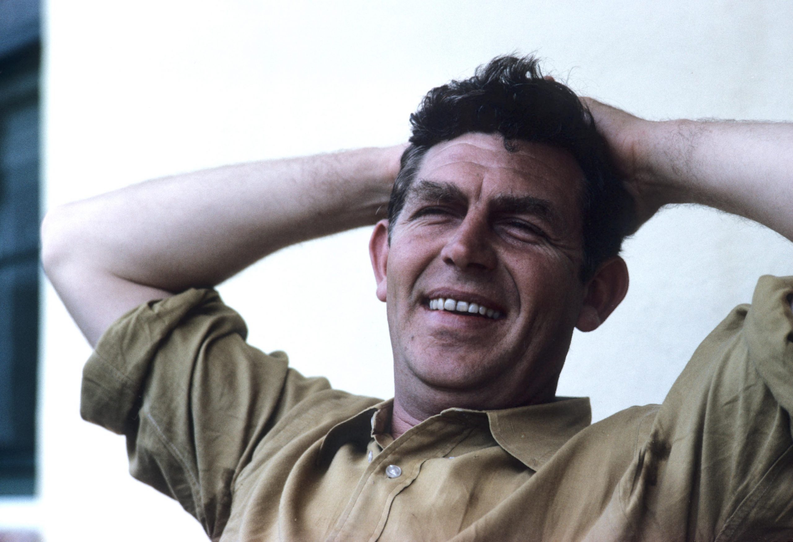 young andy griffith looking relaxed 