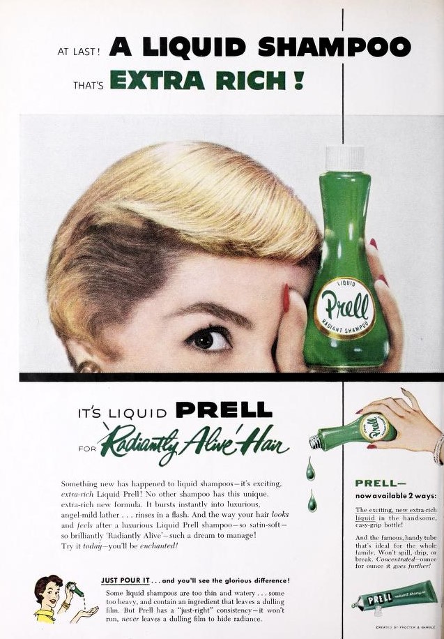 vintage prell ad 