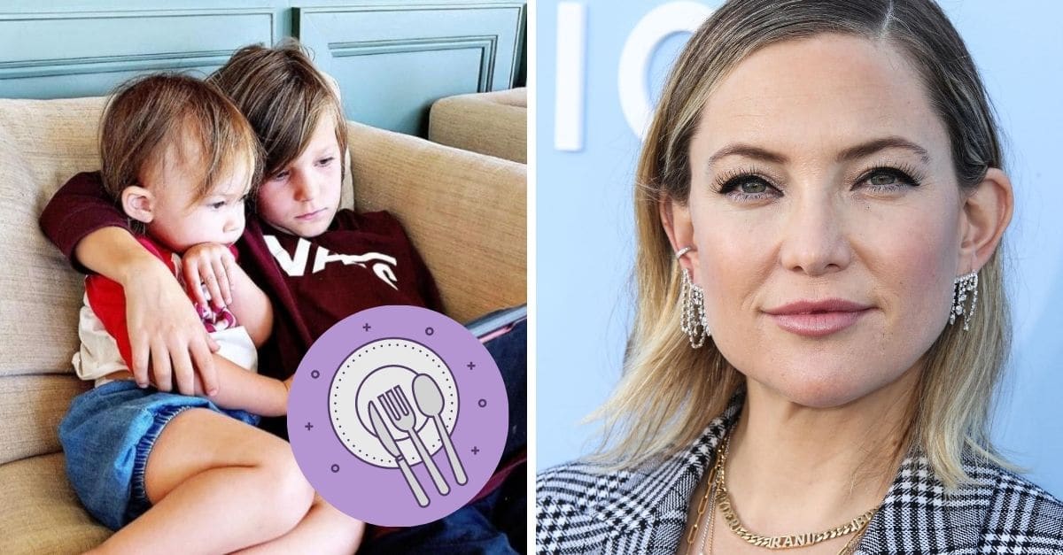 Kate Hudson follows this old school rule at dinner time for her kids