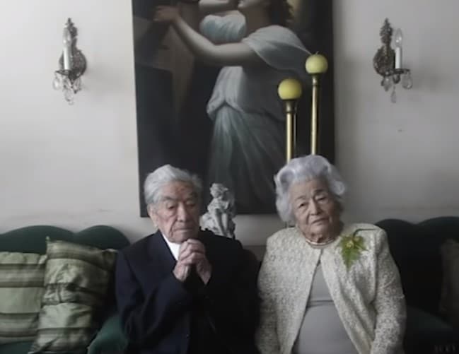 Julio Mora Tapia, 110, and Waldramina Quinteros, 104