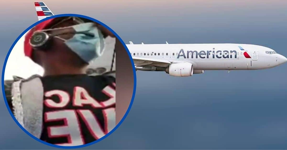 woman kicked off flight for wearing an offensive mask
