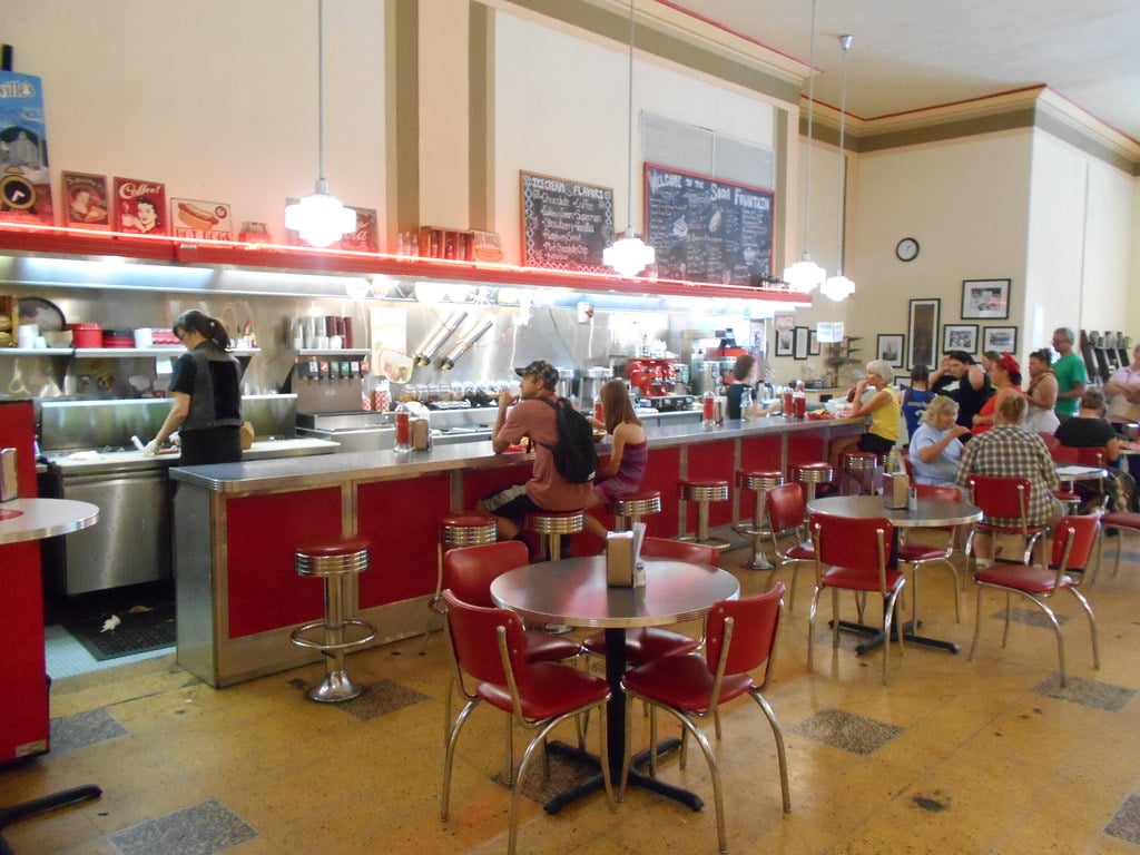 woolworths lunch counter