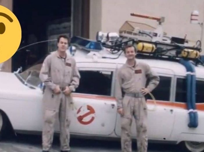 Check out this Ghostbusters promo from when the movie was being made